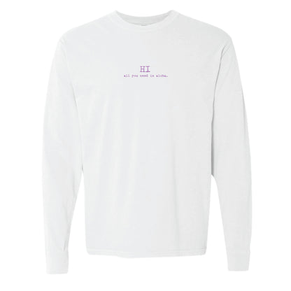 HI all you need is aloha.