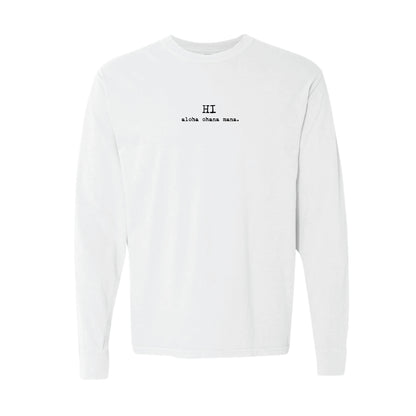 HI aloha ohana mana.