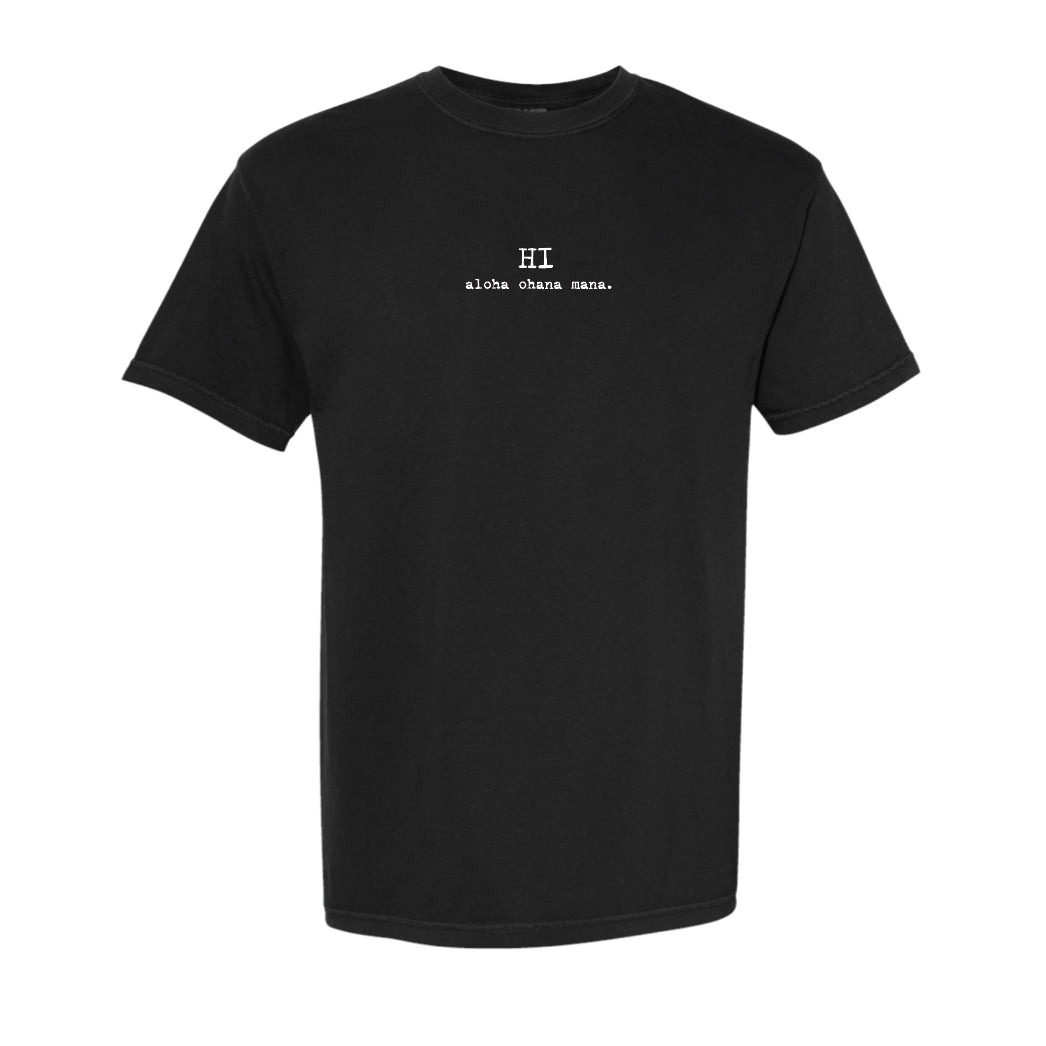 HI aloha ohana mana.