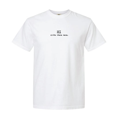 HI aloha ohana mana.