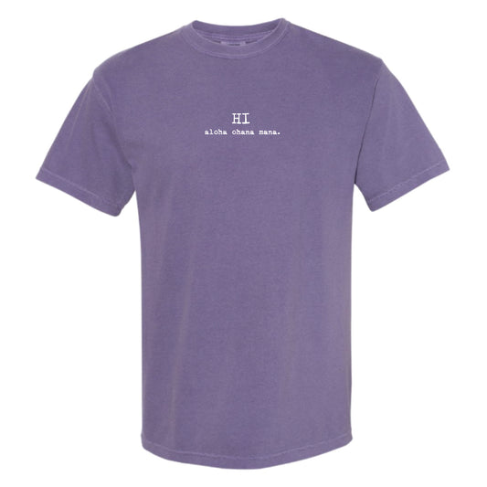 HI aloha ohana mana.