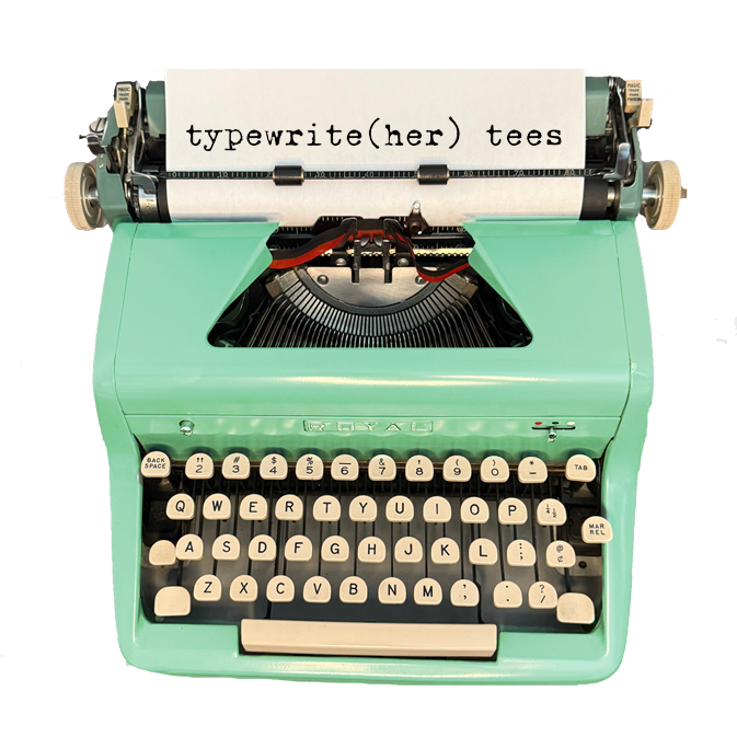 Typewrite(her) Tees Typewriter Logo